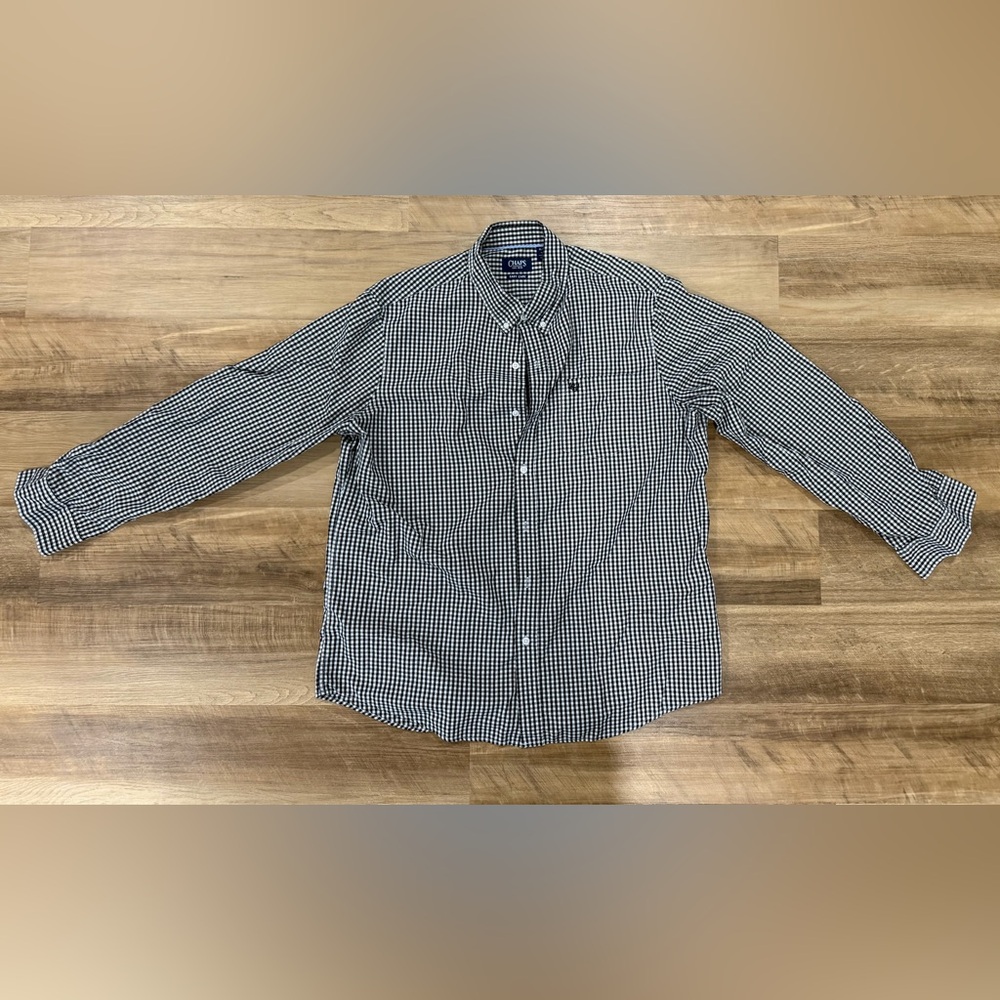 Chaps Monochrome Checkered Men's Shirt